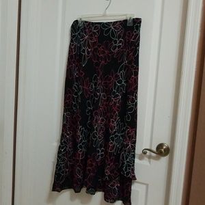 Lane Bryant Size 14/16 Floral Skirt